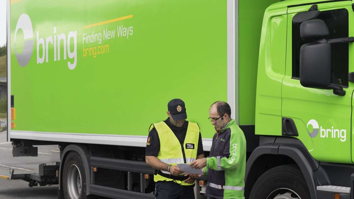 Bring chauffør modtager toldvejledning